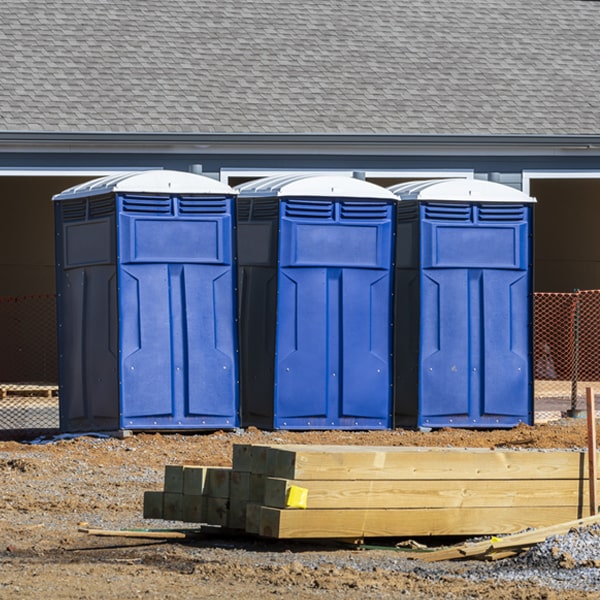 what is the maximum capacity for a single porta potty in Hillandale MD